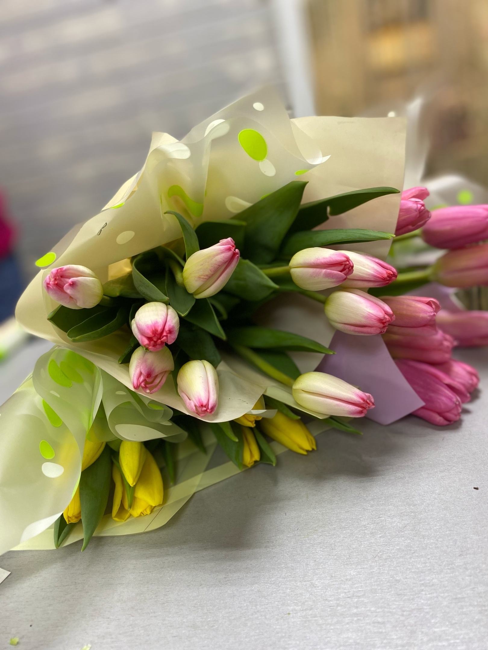 Букет из тюльпанов 