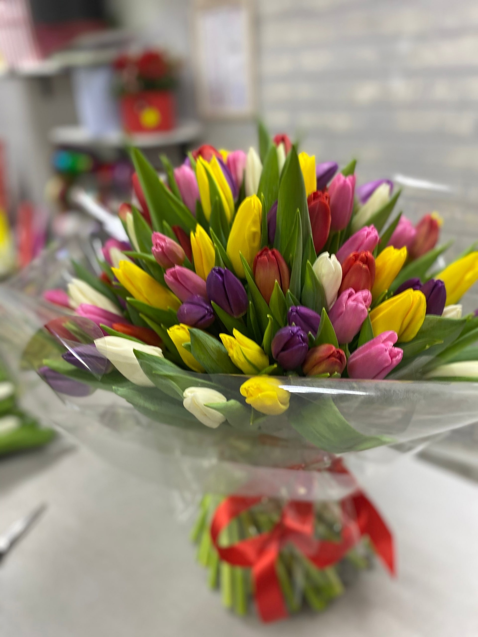 Букет из тюльпанов 