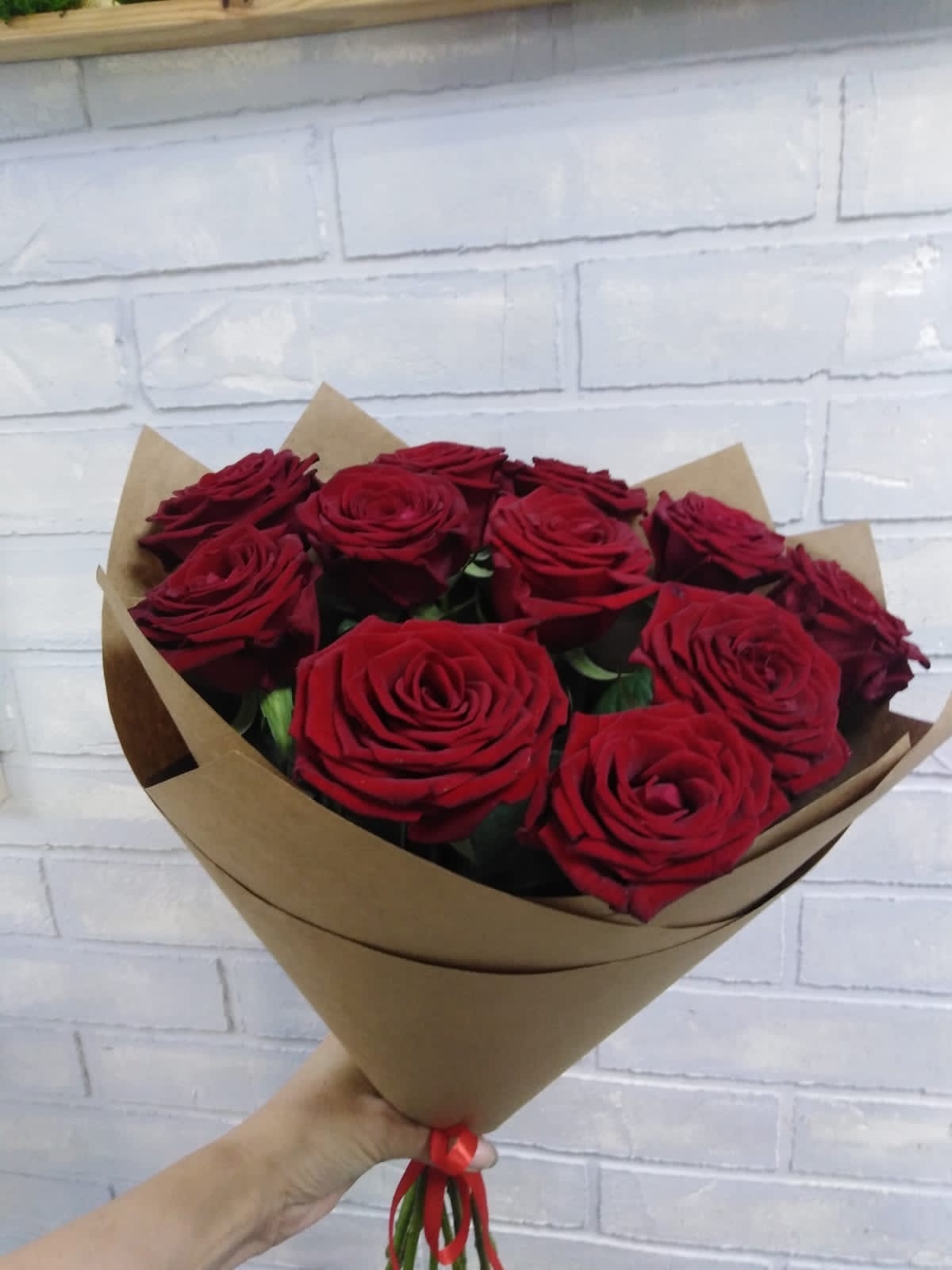 Букет из красных роз 