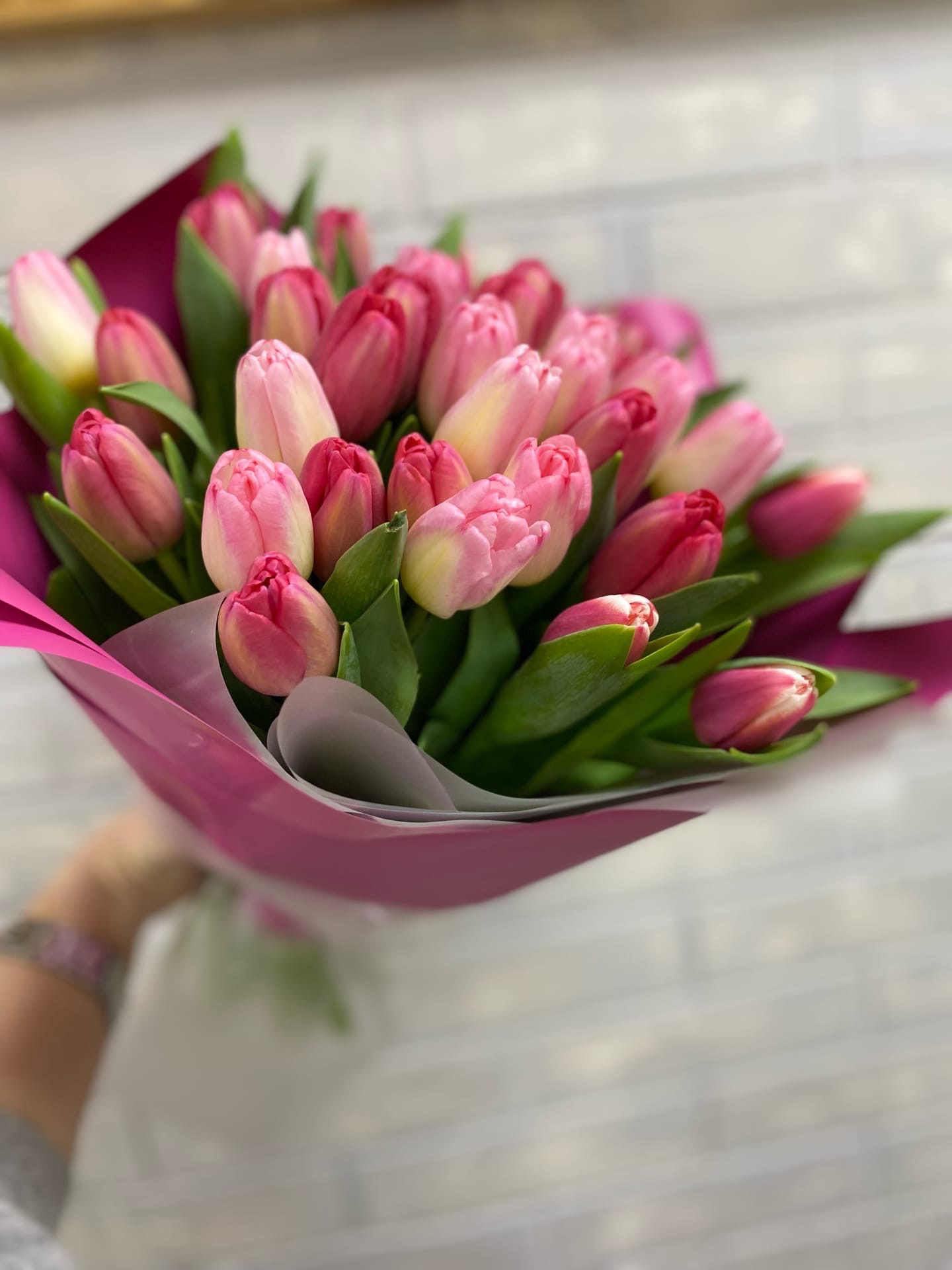 Букет из тюльпанов 